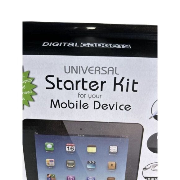Digital Gadgets Mobile Device 7 Accessories Universal Starter Kit New - Picture 2 of 7